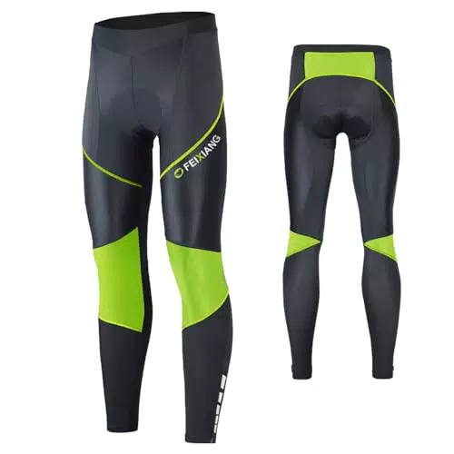 MEETWEE Herren Kompressions-Radlerhose mit 3D Sitzpolster für Radsport