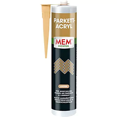 MEM Parkett-Acryl Dichtstoff für Anschlussfugen an Parkett und Laminat
