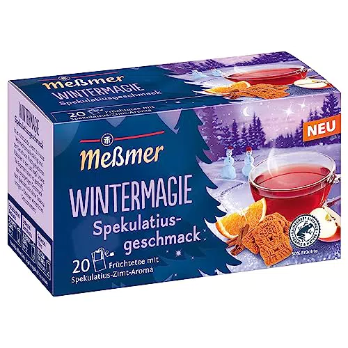Meßmer Wintermagie Teebeutel – Glutenfrei, Laktosefrei, Vegan genießen