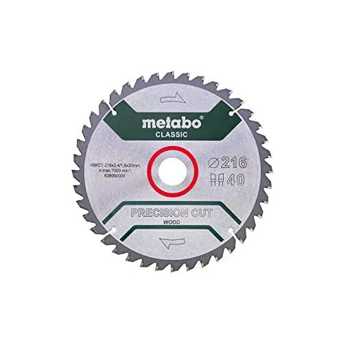 Metabo Sägeblatt Precision Cut Wood 216 x 30 mm – für saubere Schnitte