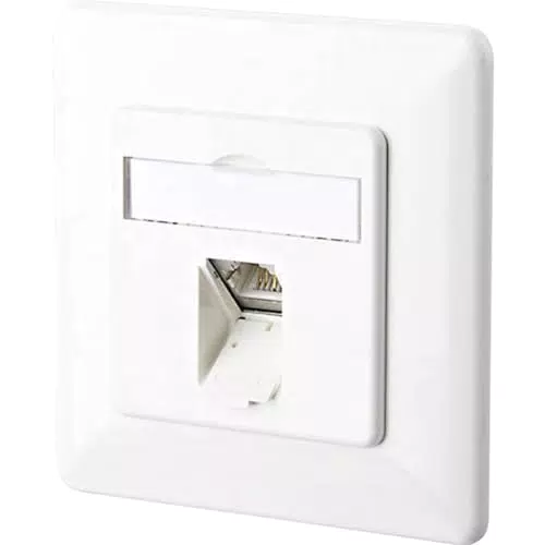 METZ CONNECT RJ45 Anschlussdose E-DAT C6A 1 Port