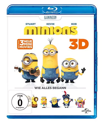 Minions Blu-ray 3D – Der ultimative Filmspaß für die ganze Familie