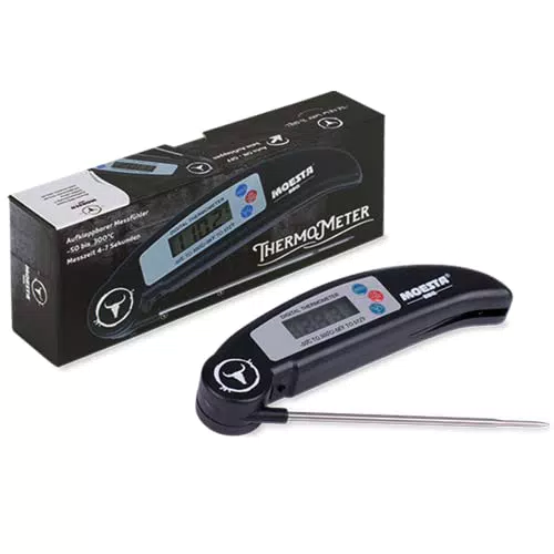 MOESTA BBQ 10312 - Digitales Einstichthermometer für Grill und Steak