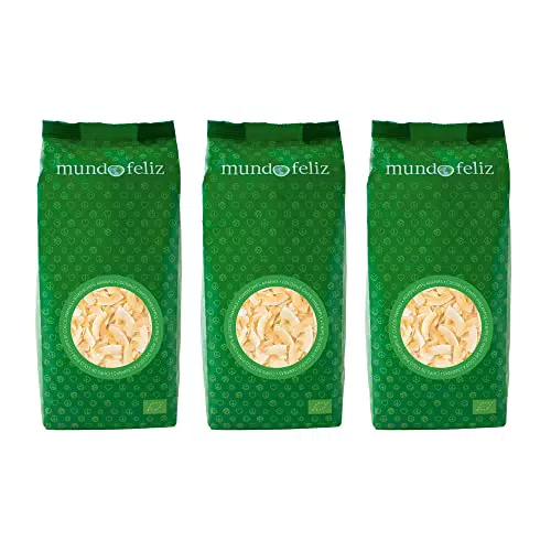 Mundo Feliz Bio Kokoschips mit Ananas-Aroma, geröstet und knusprig