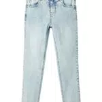 name it Mädchen Jeans NKFROSE HW MOM AN 4341-AU D, Hellblauer Denim