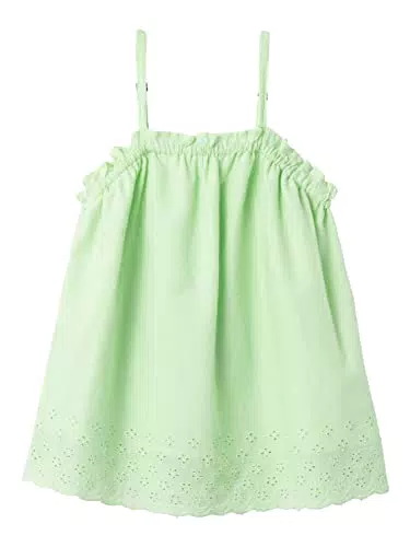 NAME IT Mädchen Nkffiona Short Strap Top Noos, Bright White