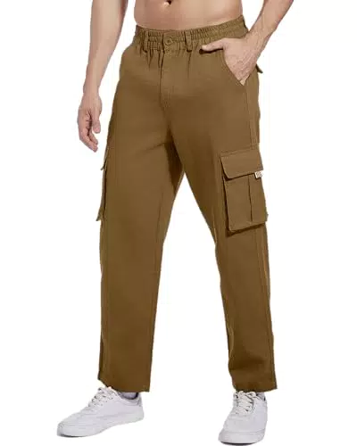 NANAMEEI Herren Cargohose Stretch Cargo Pants Jogginghosen für Männer