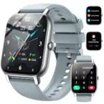 Nerunsa Smartwatch für Damen und Herren, IP68 Fitnessuhr mit Herzfrequenzmonitor