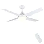 Newday Deckenventilator mit Beleuchtung und Fernbedienung, leise und dimmbar