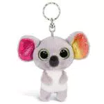 NICI Glubschis: Das Original Glubschis Schlüsselanhänger Waschbär Clooney 9 cm Waschbär Kuscheltieranhänger mit Schlüsselring für Schlüsselband