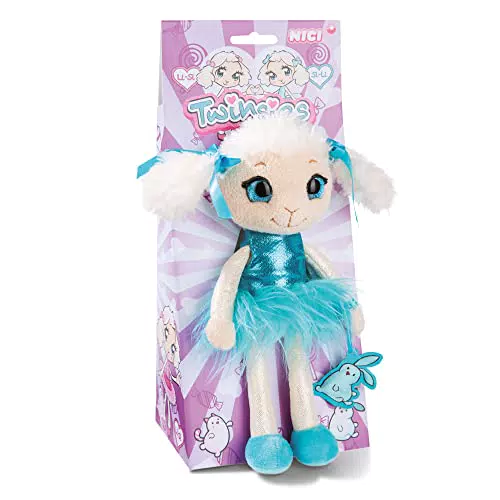 NICI Plüschpuppe Twinsies Schaf Si-Li – Flauschiges Stofftier zum Kuscheln und Spielen
