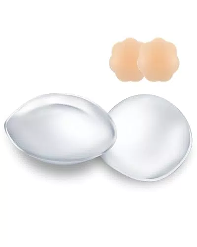 Niidor Silikon BH-Einsätze V-förmige Push-Up Pads für Bikini und Badeanzug