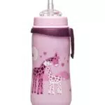 NIP Strohhalmbecher - Auslaufsichere Kindertrinkflasche mit Clip und Sauger