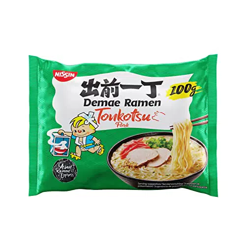 Nissin Demae Ramen Tonkotsu – Instant-Nudeln mit Schweinefleisch-Geschmack