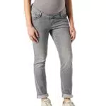 Noppies Maternity Damen Over The Belly Skinny Avi Everyday Grey Jeans