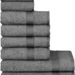 nottoc Handtücher Set - 100% Baumwolle, saugfähige und weiche Luxus-Duschhandtücher