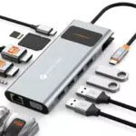 NOVOO USB C Docking Station mit Triple Display, 12 in 1 Multiport Adapter