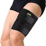 OrthoMed Oberschenkelbandage für Muskelfaserriss mit Klettverschluss und Kompression