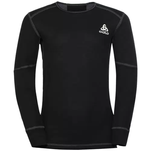 Odlo Kinder Langarmshirt ACTIVE X-WARM ECO - Schwarz
