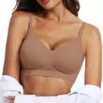 OEAK Nahtloser BH Damen V-Ausschnitt Zero Feel Bralette Ultrakomfortabel