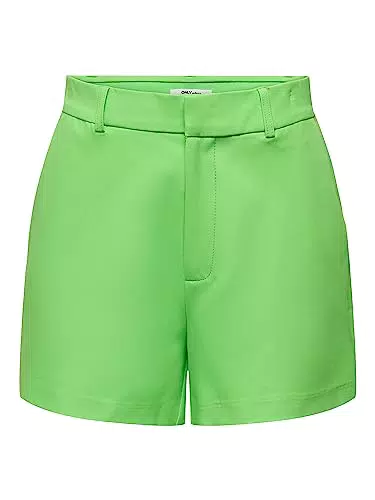 ONLY Damen Onllana-berry Hw Shorts Tlr Noos, Summer Green