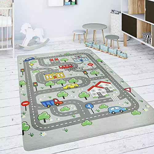 Paco Home Kinderteppich rutschfest für das Kinderzimmer, modern und stilvoll