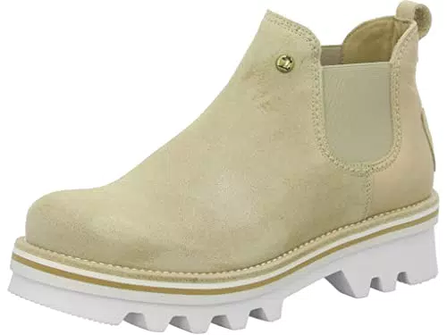 Panama Jack Damen Martinna B1 Chelsea Boot, Beige