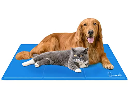 Kühlmatte für Hunde und Katzen mit Selbstkühlender Funktion - Grau