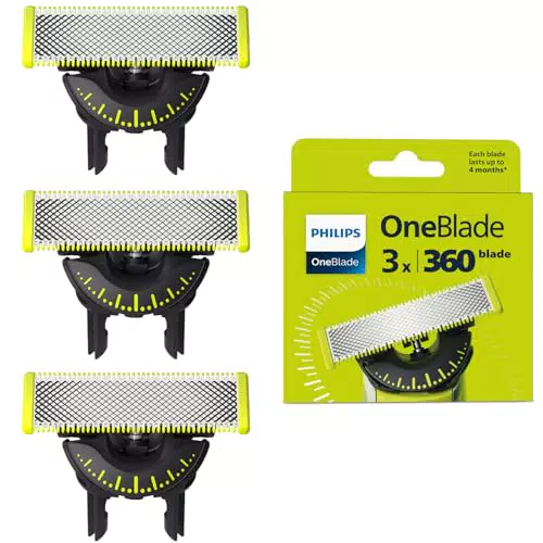 Philips OneBlade 360 Ersatzklingen QP430/60 – Hochwertige Edelstahlklingen