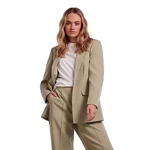 Blazer Damen von PIECES - Lockerer Schnitt - Cloud Dancer