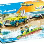 PLAYMOBIL Strandauto mit Kanuanhänger – Spielspaß für kleine Abenteurer
