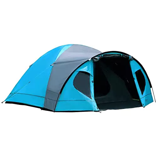 PORTAL Blackout Zelt Kuppelzelt wasserdicht für Camping und Outdoor Aktivitäten