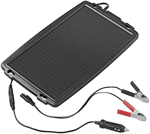ProPlus Solarmodul 12V Solarpanel mit integriertem Batterieladegerät