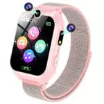 PTHTECHUS Smartwatch Kinder - Telefon mit Anruf, SOS, Spiele und Kamera