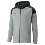 PUMA Herren Teamcup Casuals Kapuzenjacke Schwarz