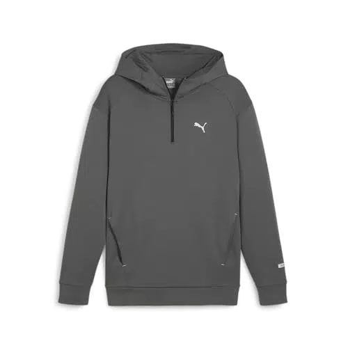 PUMA Unisex Rad Sweatshirt mit halbem Reißverschluss