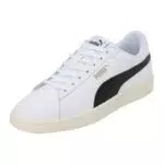 Puma Unisex Adults Puma Smash 3.0 L Sneakers, Puma White-Puma Black-Puma Gold-Frosted Ivory