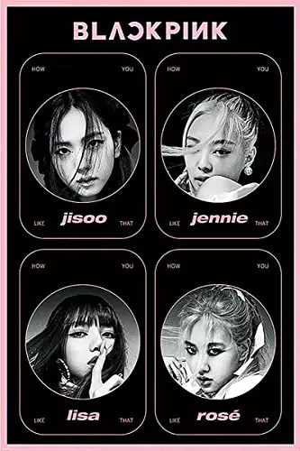 Pyramid International Poster Blackpink - How You Like That mit Lisa, Jennie, Jisoo, Rosé