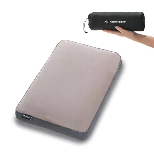 qeedo Comfortpillow – Kompaktes Campingkissen aus Memory Foam für Reisen