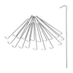 Relaxdays Zeltnagel Heringe für Zeltbefestigung, Erdanker 22 cm aus Stahl
