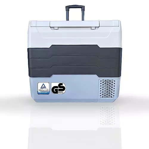 RGBer TG-Serie Kühlbox 50L, 2in1 Doppelzone Kühl- & Gefrierfach, -20°C
