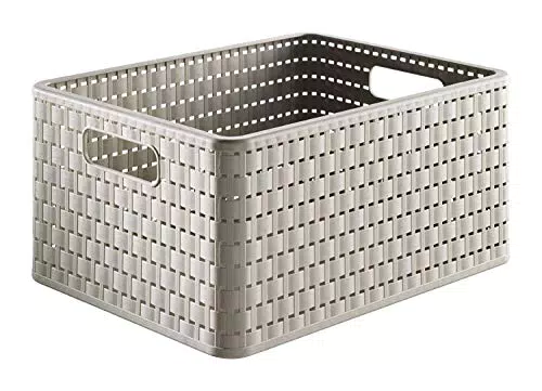 Rotho Country Aufbewahrungskiste 18l, Kunststoff (PP), BPA-frei, A4 Modell
