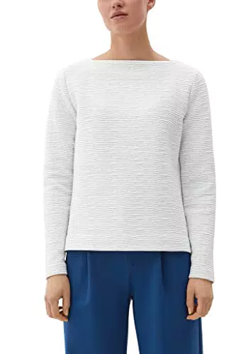 s.Oliver Damen 10.2.11.14.140.2126023 Sweatshirts, Schwarz