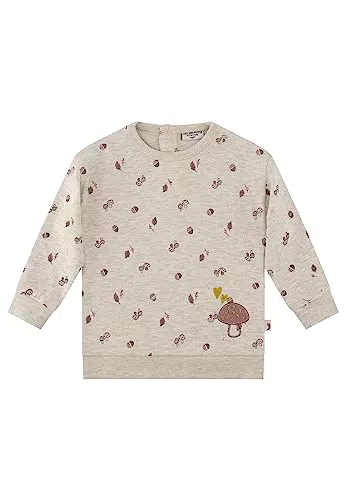 Baby Pullover mit Blätter Print aus Bio Baumwollmix - Marke: SALT AND PEPPER