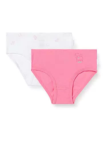 Schiesser Mädchen 2 PACK Hüftslips höhere Passform Unterwäsche Feinripp - 100% Organic Bio Baumwolle - Größe 92 bis 140