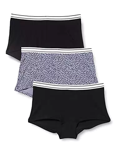 Schiesser Mädchen 3 PACK Unterwäsche Shorts - 95/5 Organic Bio Baumwolle - Größe 140 bis 176