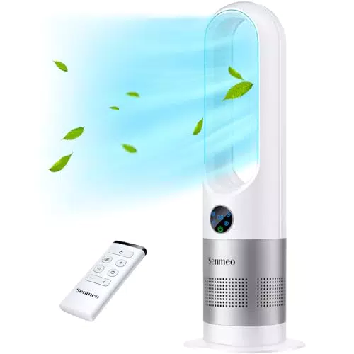Senmeo Turmventilator mit Fernbedienung, 8 Geschwindigkeiten, 90° Oszillation