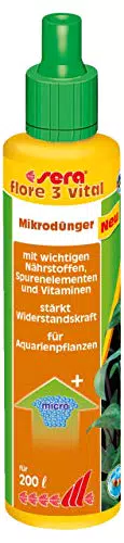 Sera Flore 3 Vital Mikrodünger für Aquarienpflanzen mit Mikronährstoffen