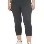Sheego Damen Leggings Capri-Länge Basicmode Sportlich