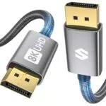 Silkland DisplayPort Kabel 1.4 – 8K@60Hz, 4K@144Hz, VESA-zertifiziert, G-Sync, FreeSync